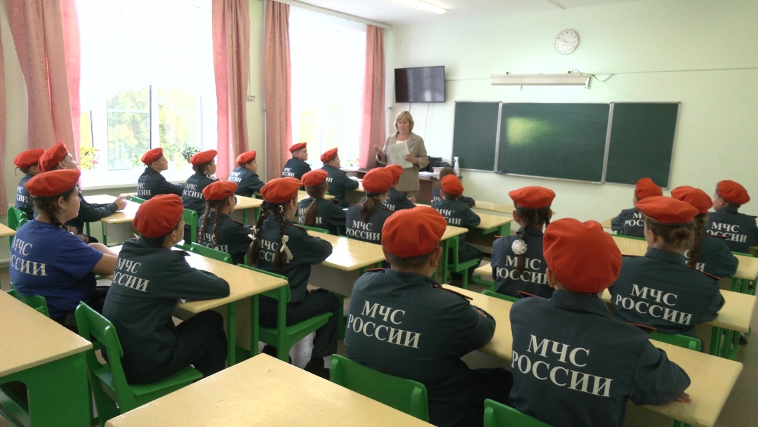 Юных спасателей воспитывают в Сернурской школе №1