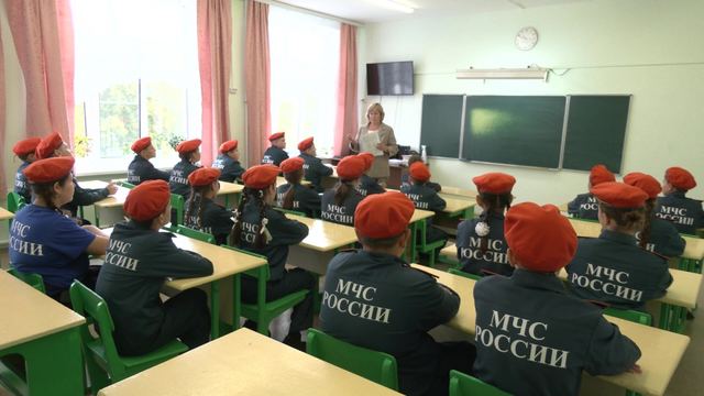 Юных спасателей воспитывают в Сернурской школе №1