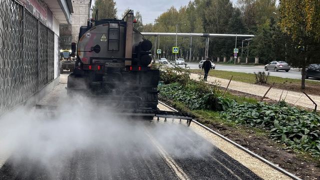 В Йошкар-Оле завершили ремонт тротуара на улице Карла Либкнехта