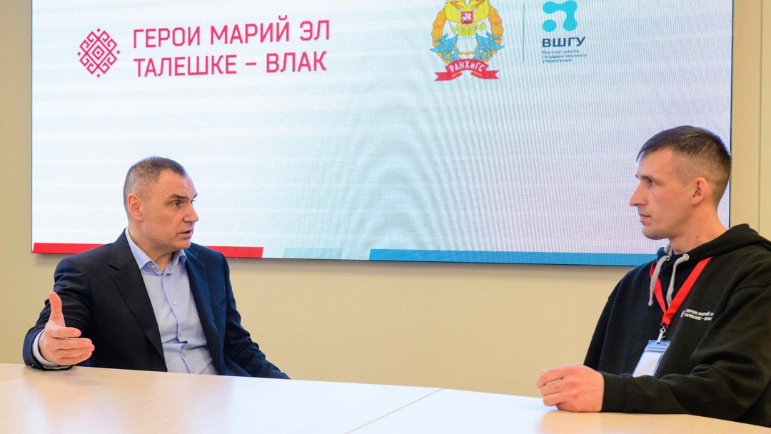 Глава Марий Эл Юрий Зайцев стал наставником участника программы «Герои Марий Эл. Талешке-влак» Павла Попова