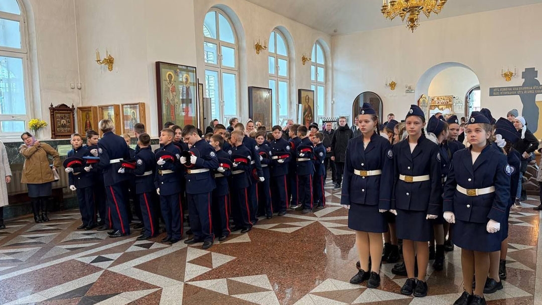 В Йошкар-Оле кадеты школы №32 впервые приняты в казачата