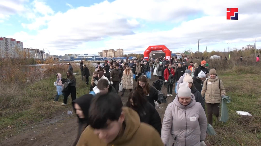 Более тысячи двухсот килограммов мусора собрали в Йошкар-Оле в рамках «Чистых игр»