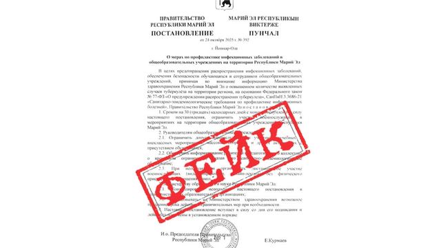 В Марий Эл распространяют фейковое постановление правительства о военнослужащих