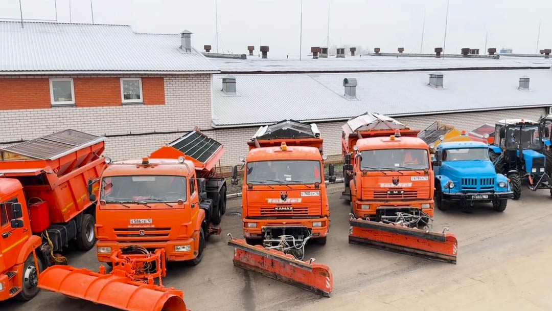 86 единиц спецтехники готовят к зиме в Йошкар-Оле