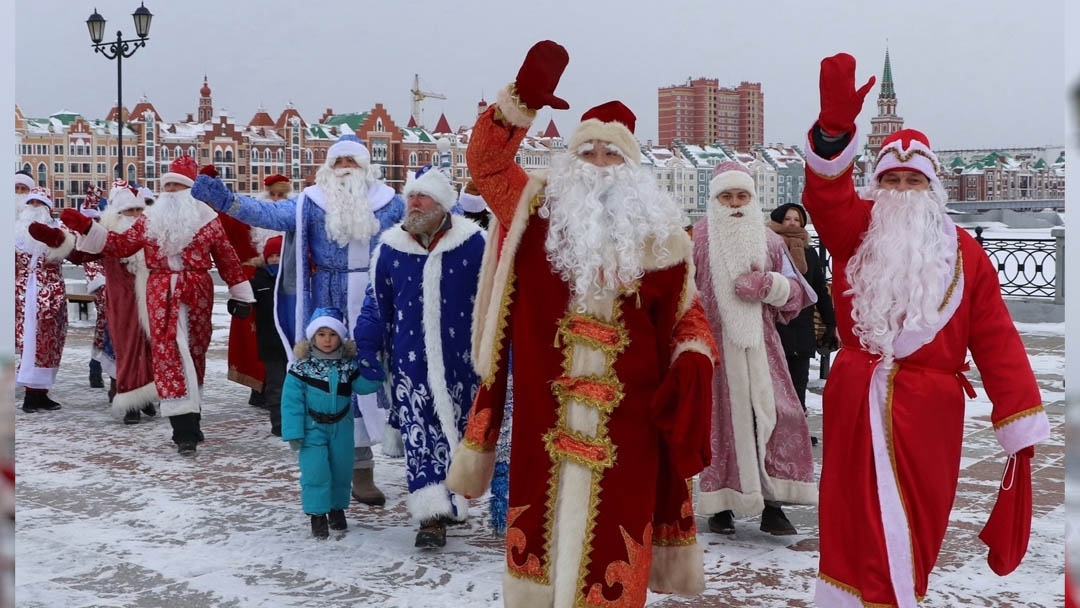 Йошкар-Ола готовится к грандиозному Шествию Дедов Морозов