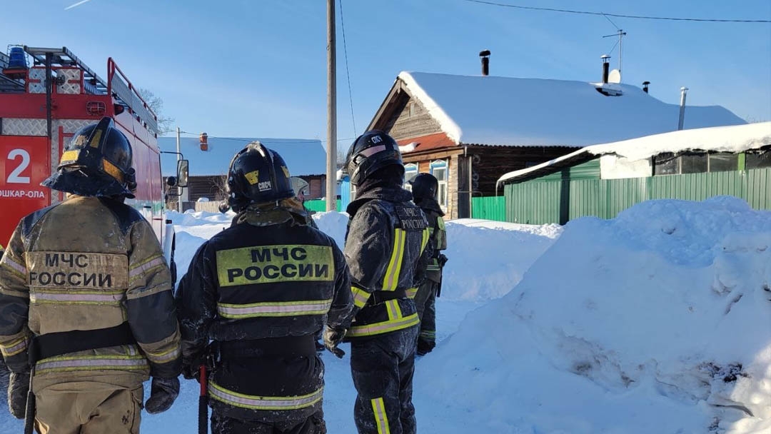 За неделю в Марий Эл произошло 10 пожаров: один человек пострадал, двое детей эвакуированы