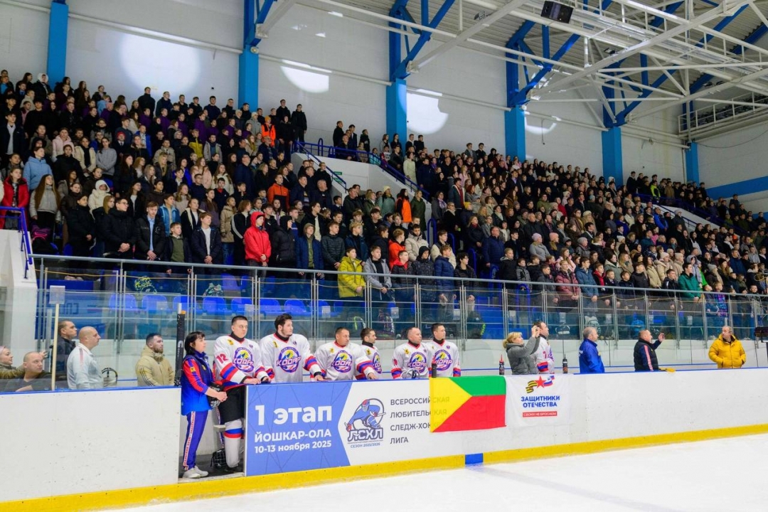 Йошкар-Олаште следж-хоккей дене Россий кӱкшытан таҥасымашын икымше этапше тӱҥалын