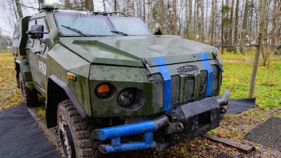 В Марий Эл список трофеев пополнился украинским броневиком «Новатор»