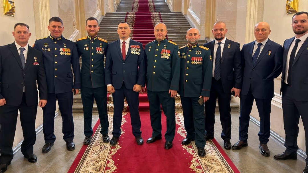 В День героев Отечества кавалер четырёх орденов Мужества из Марий Эл встретился с президентом России