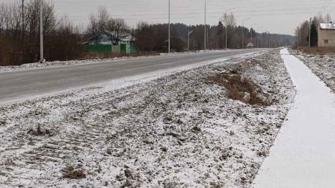 В Сернурском районе благоустроили автомобильную дорогу в рамках нацпроекта