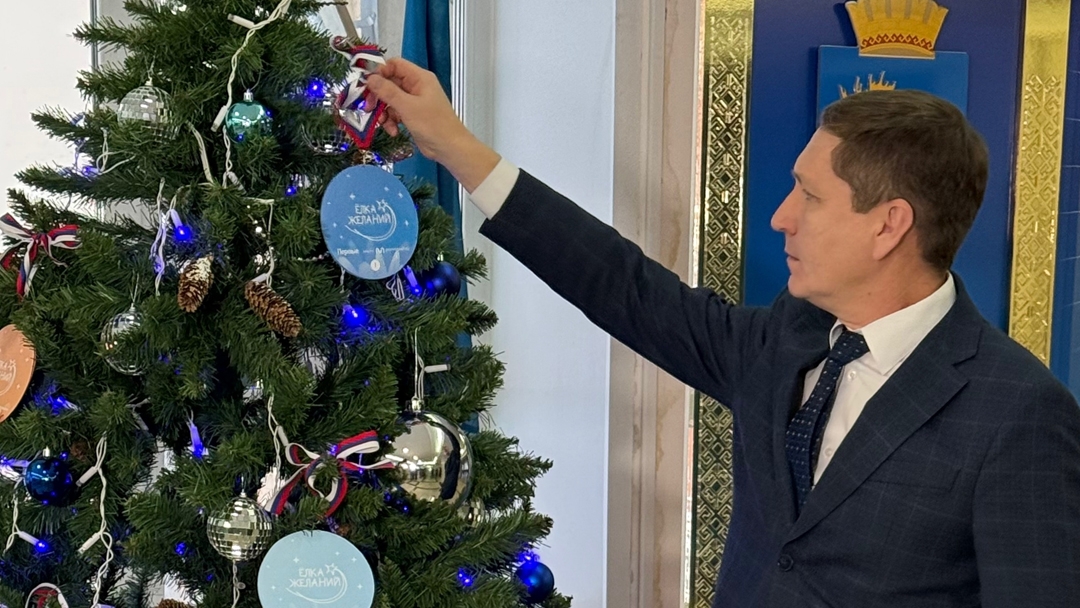 Врио мэра Йошкар-Олы Антон Трудинов исполнит детские мечты в рамках акции «Ёлка желаний»