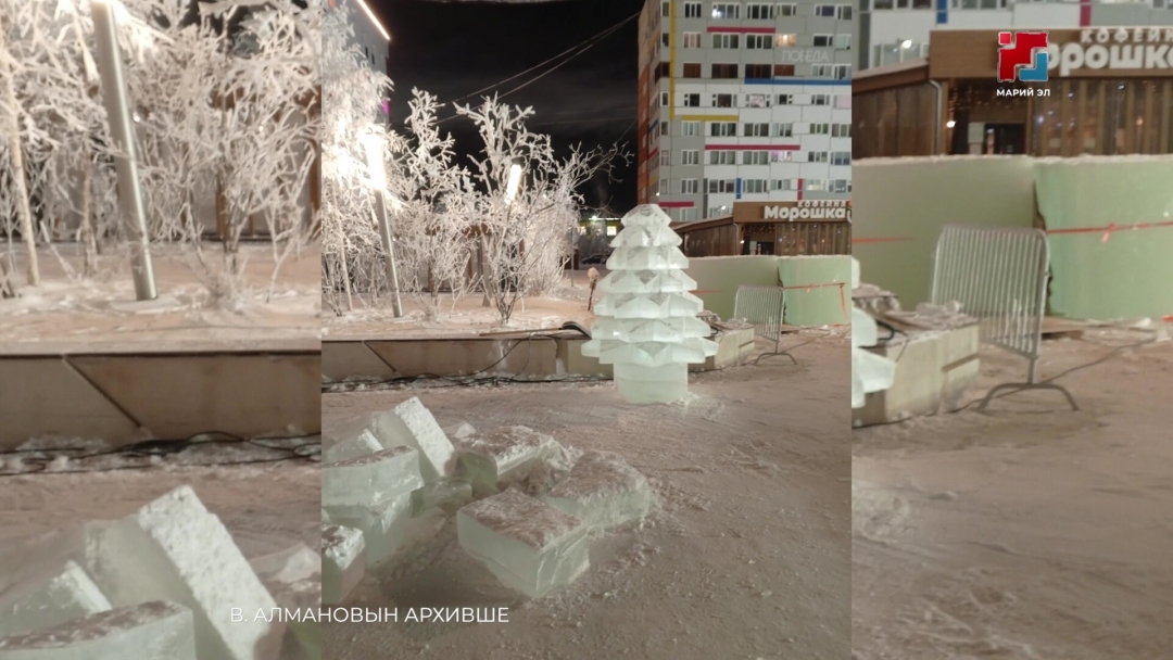 Марий кидмастар Владимир Алманов Новый Уренгойышто ий гыч скультпурым ышта