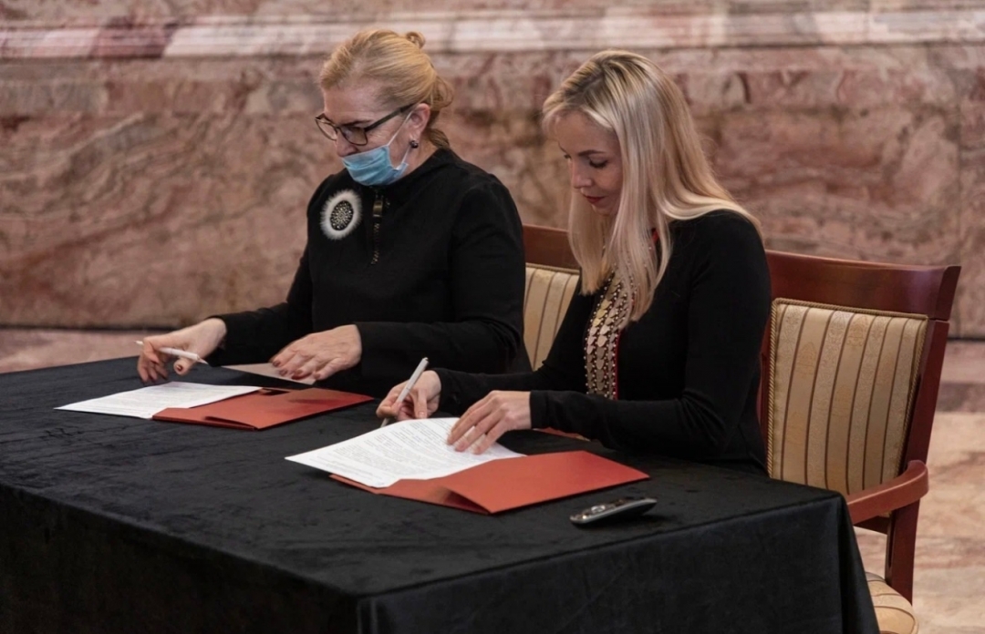 Санкт-Петербургысо Россий этнографий тоштер да Т.Евсеев лӱмеш калыкле тоштер келшымашым пеҥгыдемденыт