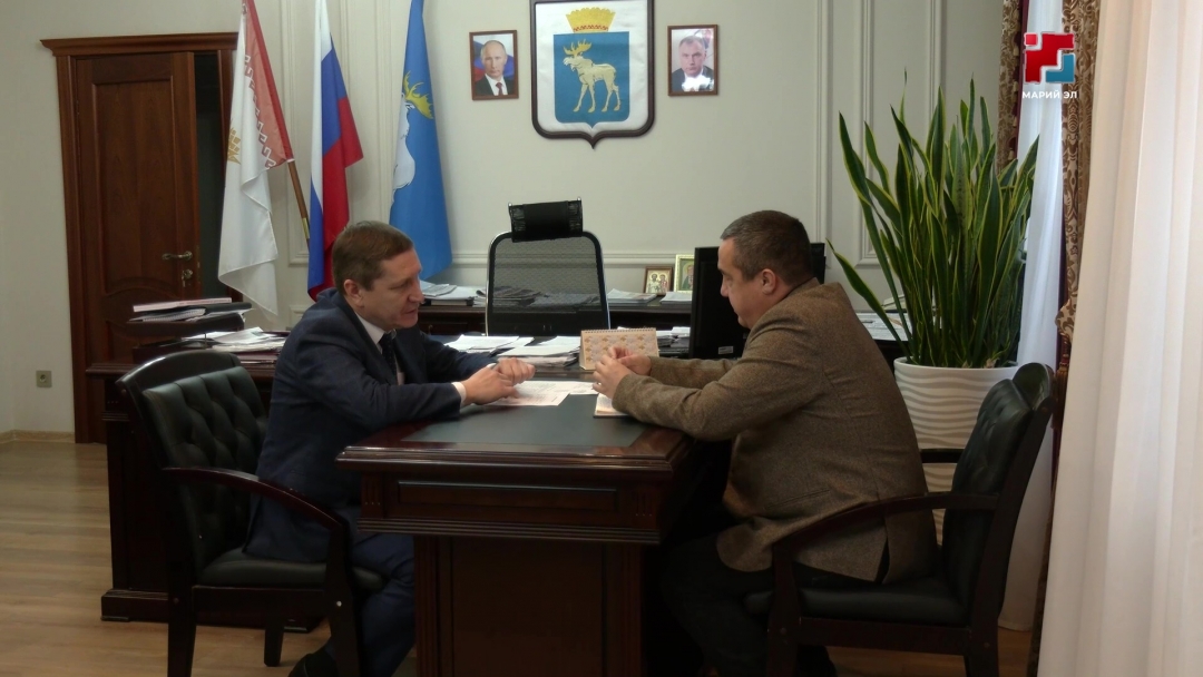 В мэрии Йошкар-Олы прошла встреча с участником региональной кадровой программы «Герои Марий Эл»