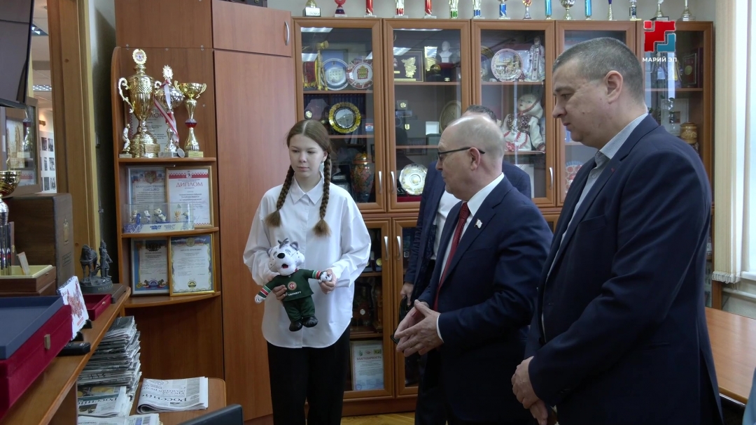 Анна Александрова загадала желание побывать в Госсобрании Марий Эл