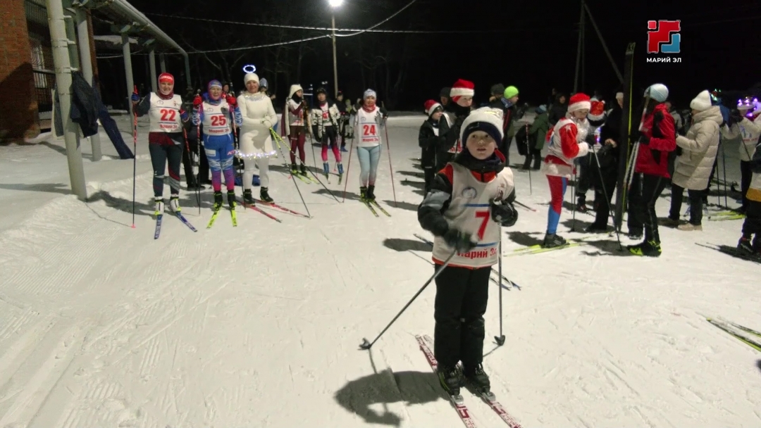 Новогодняя лыжная гонка прошла в Корте