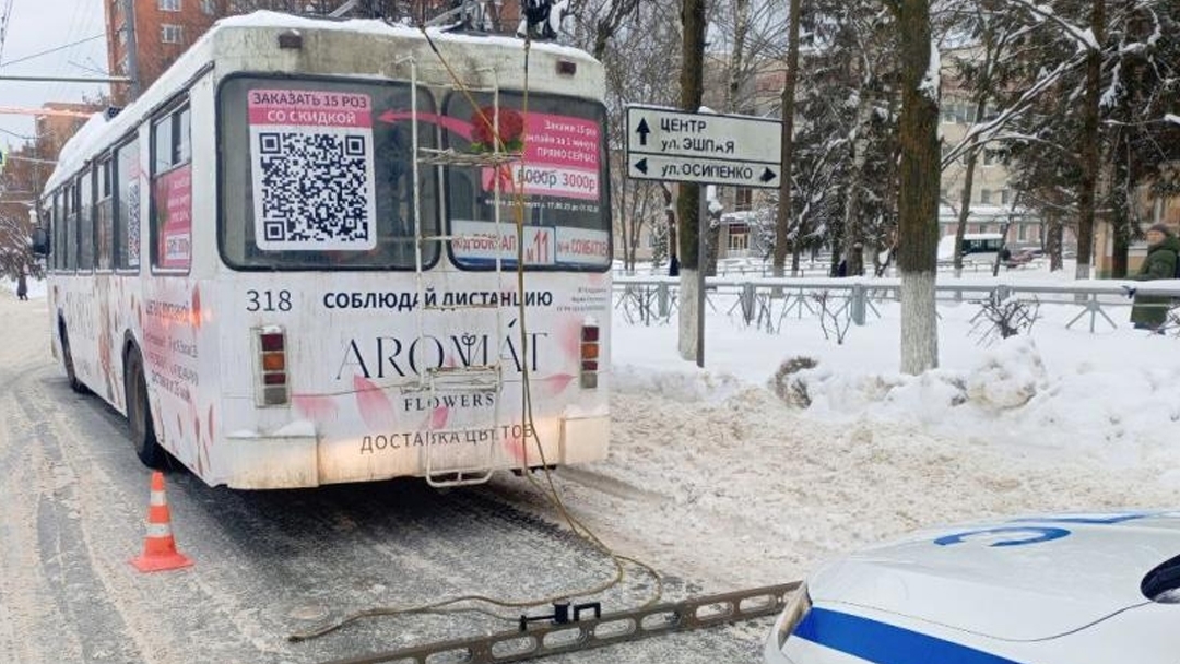 В Йошкар-Оле в результате ДТП с троллейбусом пострадала пассажирка
