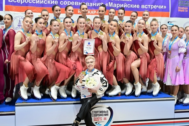 Йошкар-Олаште синхронный фигурный катаний дене Россий Кубокын II этпаше лийын