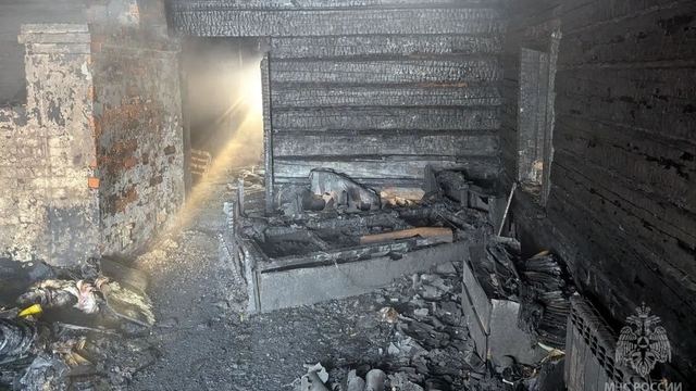 В Звениговском районе Марий Эл на пожаре погибла пожилая женщина