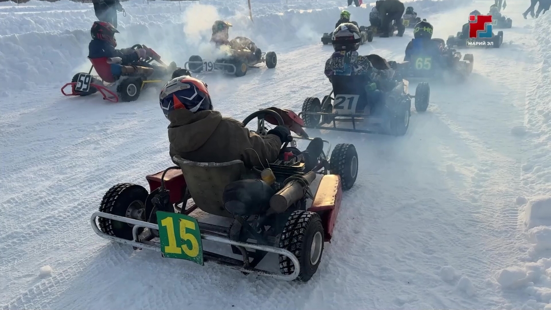 Советский посёлкышто район вуйлатышын призшылан картинг дене кугу таҥасымаш эртен