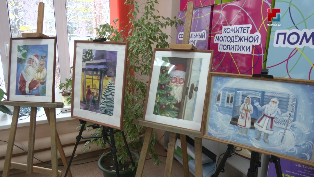 Шернур округышто добровольчествым вияҥдыме рӱдерыште «Новогоднее волшебство» сӱрет ончер пашам ышта