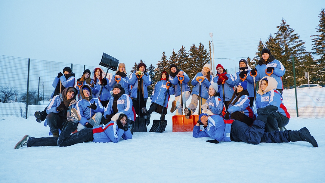 «Снежный заряд» доброты: студенты Чувашии и Марий Эл помогли жителям села Абашево