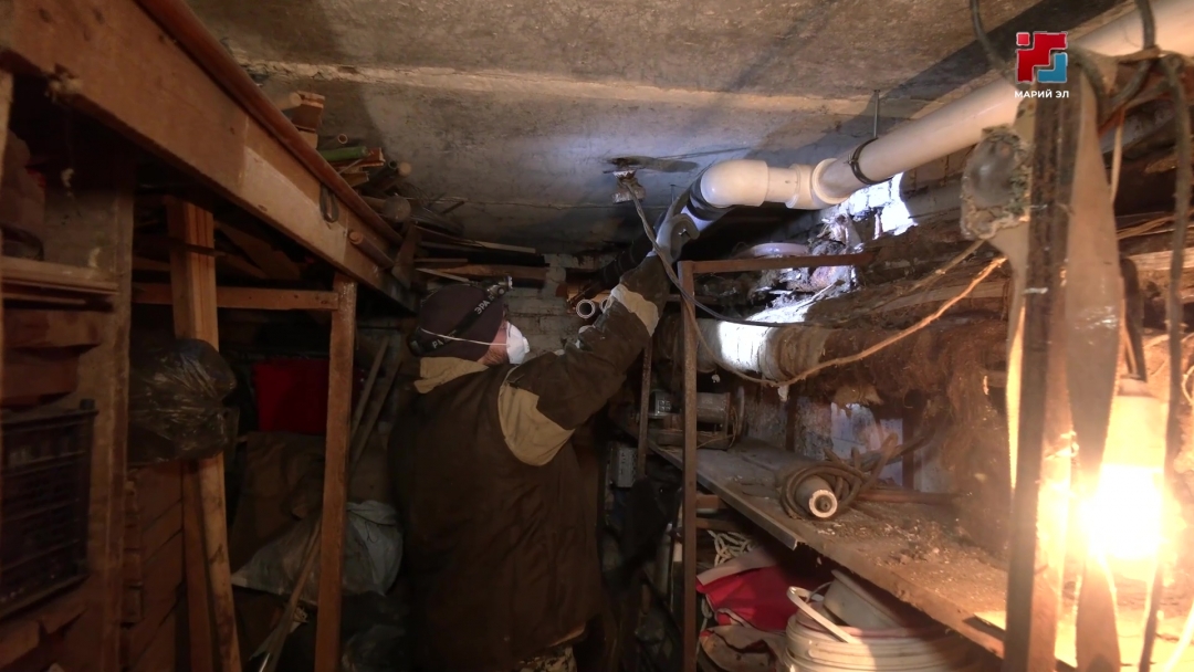 В Йошкар-Оле капитально ремонтируют дом на пр. Гагарина