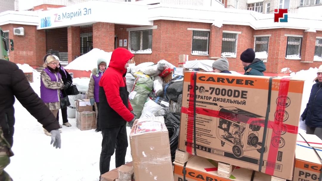 Марий Эл гыч спецопераций кайыме верыш черетан 63-шо гуманитар полышым наҥгаеныт