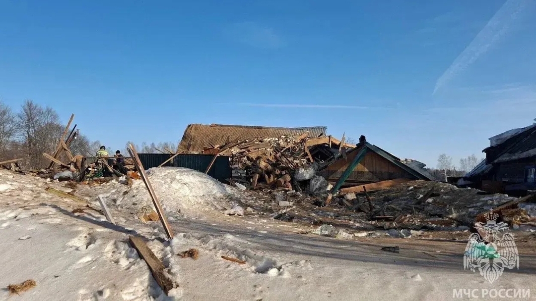 В Юринском районе из-за взрыва газового баллона обрушился жилой дом