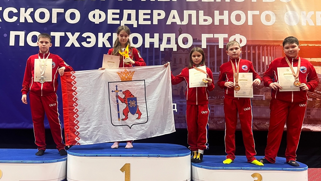 Сборная Марий Эл с триумфом вернулась с Чемпионата и Первенства ПФО по тхэквондо ГТФ