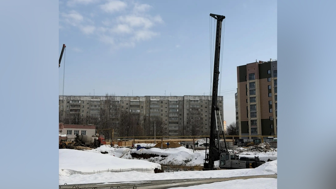В Йошкар-Оле стартовала активная фаза строительства школы на 1100 мест в 6-м микрорайоне