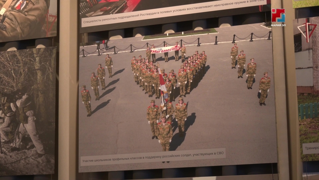 В центре «Герои Отечества» заработала выставка, посвященная 10-летию Росгвардии