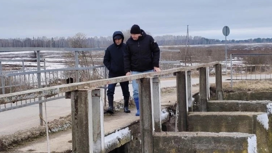 Участник программы «Герои Марий Эл. Талешке-влак» проинспектировал гидротехнические сооружения