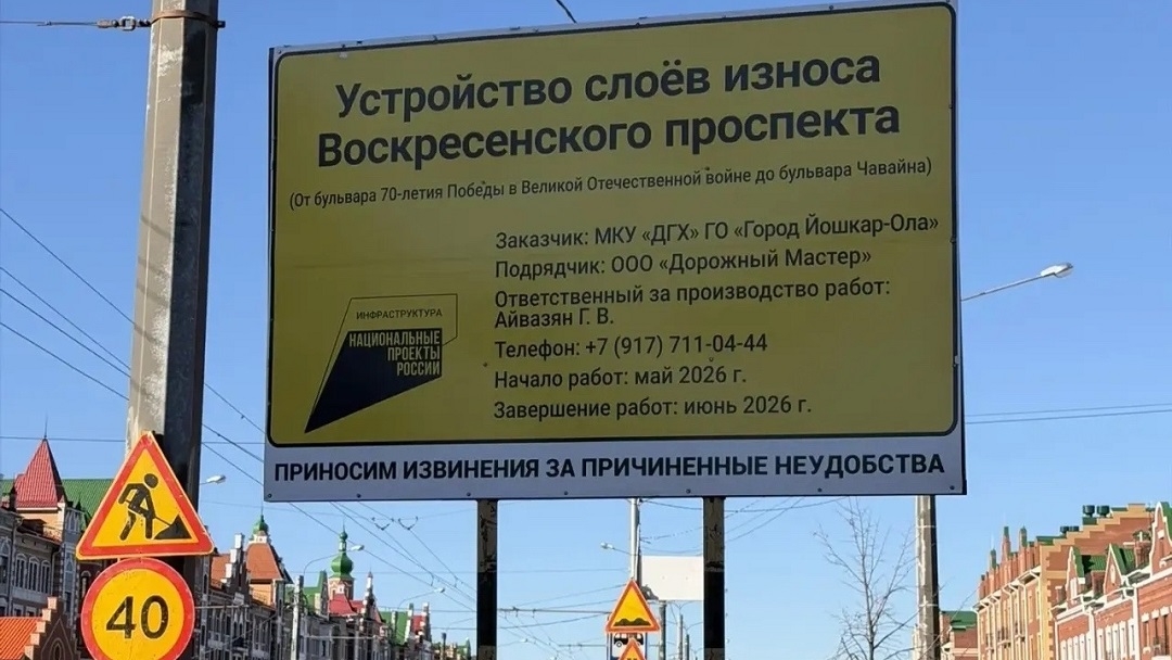 В Йошкар-Оле начались подготовительные работы к ремонту дорог