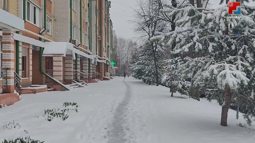 Марий Эл замело: южный циклон принёс метели, заморозки и опасный гололёд
