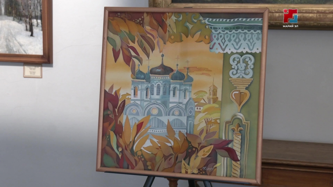 Козьмодемьянскыште удмутрт сӱретче Елена Кретининан пашаже-влакым выставкыш чумыреныт