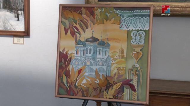 Козьмодемьянскыште удмутрт сӱретче Елена Кретининан пашаже-влакым выставкыш чумыреныт