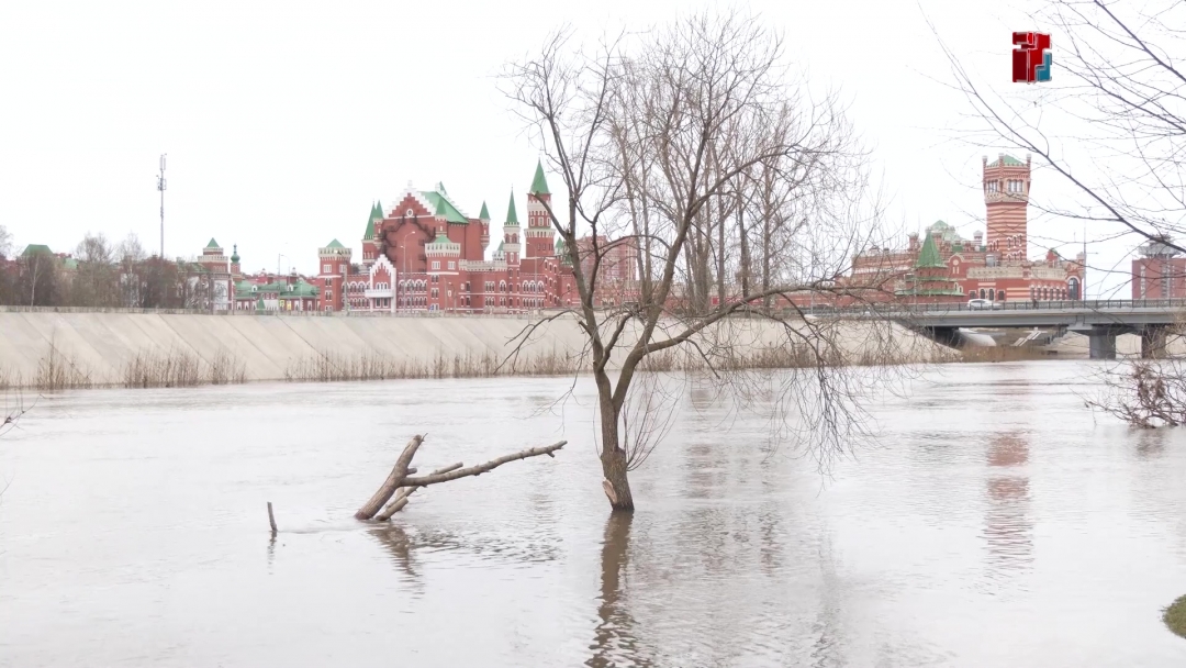 Ситуация с паводком в черте Йошкар-Олы и Медведевского района стабилизировалась