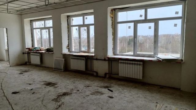 В Немдинской школе имени Героя Советского Союза М.В. Лебедева капитальный ремонт выполнен на 60%