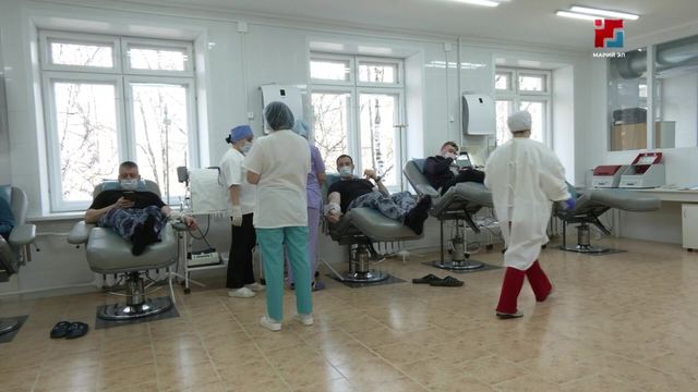 Республикысе вӱрым налме станций отрицательный резус-факторан донор-влак кӱлыт