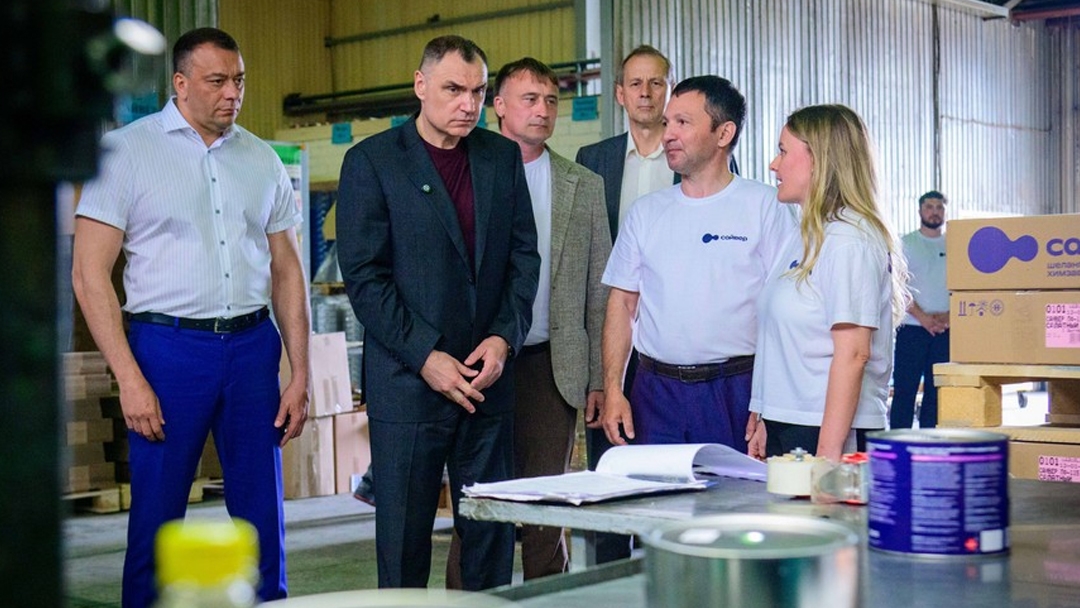 Глава Марий Эл оценил производственные мощности Шелангерского химзавода