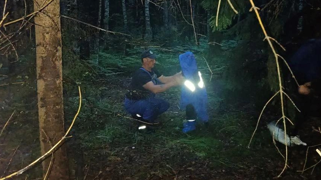 В Марий Эл спасатели вывели из леса женщину с двумя детьми