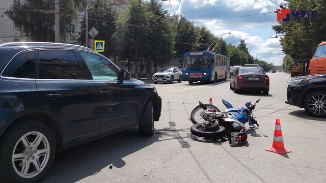 В Йошкар-Оле несовершеннолетний мотоциклист пострадал в ДТП