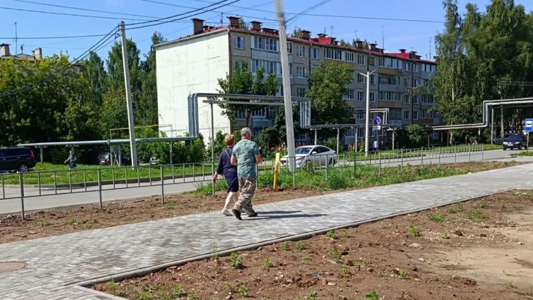 В поселке Руэм завершено благоустройство бульвара Победы по нацпроекту