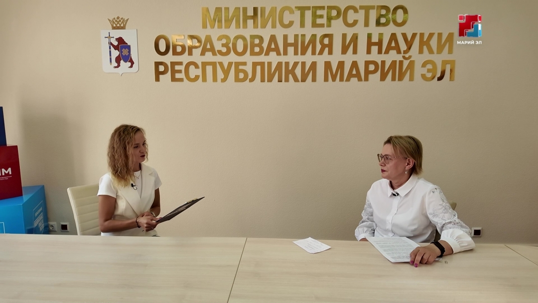Марий Эл Республикысе туныктыш да шанче министрын алмаштышыже Валентина Гаврилова дене интервью
