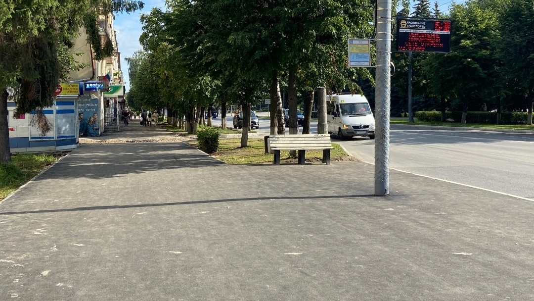 В Йошкар-Оле завершен ремонт тротуара на улице Первомайской