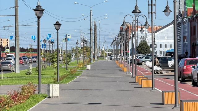 На Воскресенском проспекте в Йошкар-Оле устанавливают кашпо