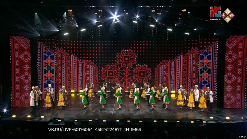 «Эрвел марий» ансамбль Моско гыч сеҥымаш дене пӧртылын