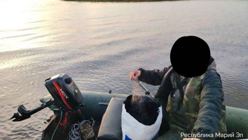 В Марий Эл за первую половину октября изъято 430 метров браконьерских сетей
